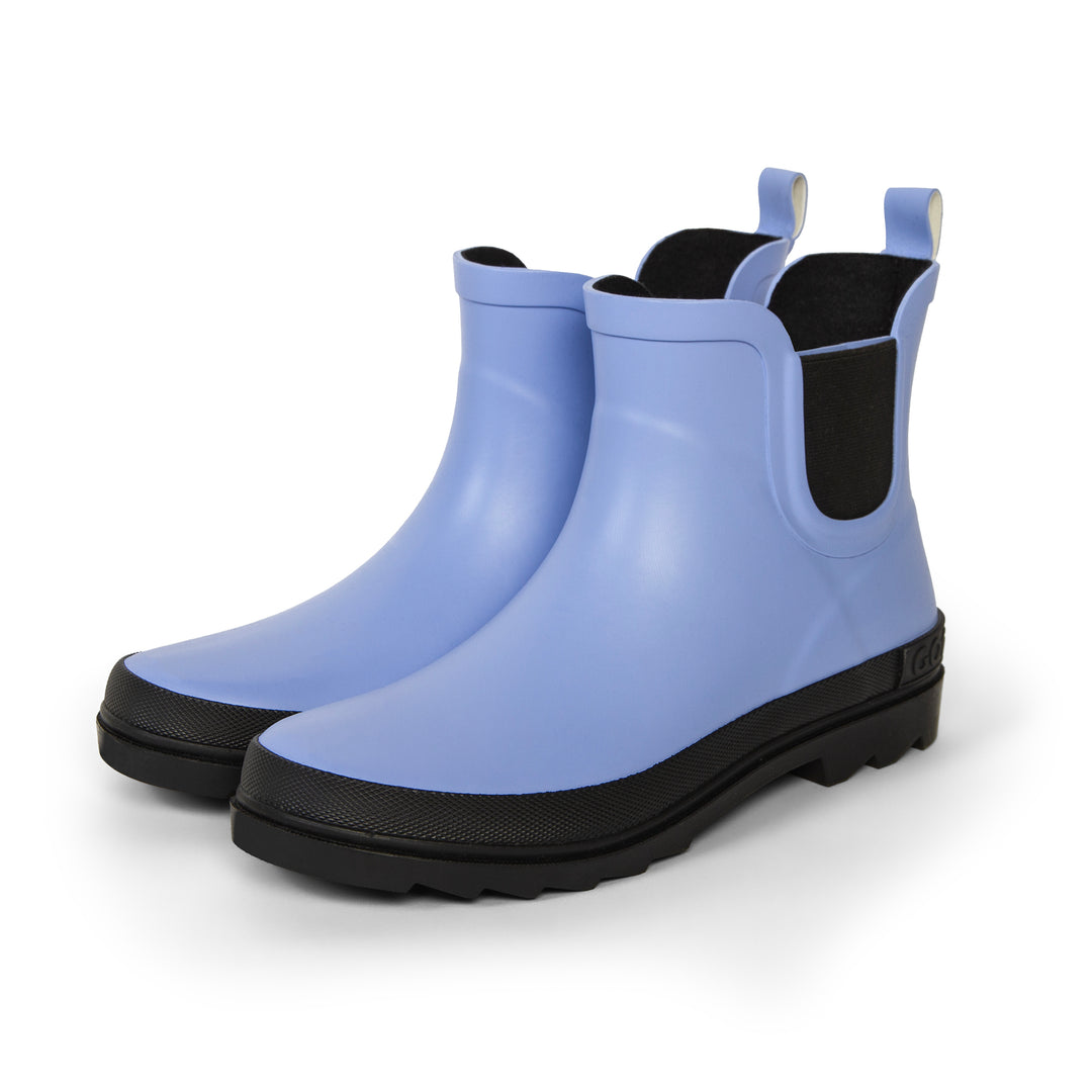 waterproof shoes stylish rainy footwear Wide Rain Boots For Women Rain Booties Chelsea DKSUKO Women's Short Rain  Boots Rubber Waterproof Garden Boots Elastic Slip On Ankle Chelsea Boot  Fashion Insulated Rain Shoe For Outdoor Work Thick Sole